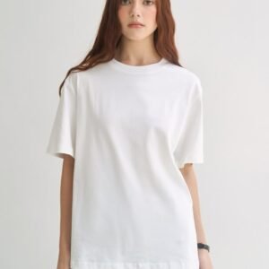 A004 - T-shirt Femmes Oversize Simple - Premium Qualité